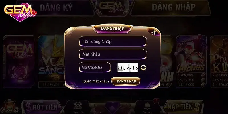 Hướng dẫn cách đăng nhập Gemwin cho người mới